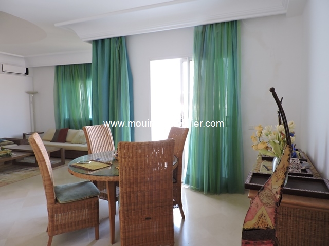 Hbergement de vacances Appartement YASMINE HAMMAMET TUNISIE  
