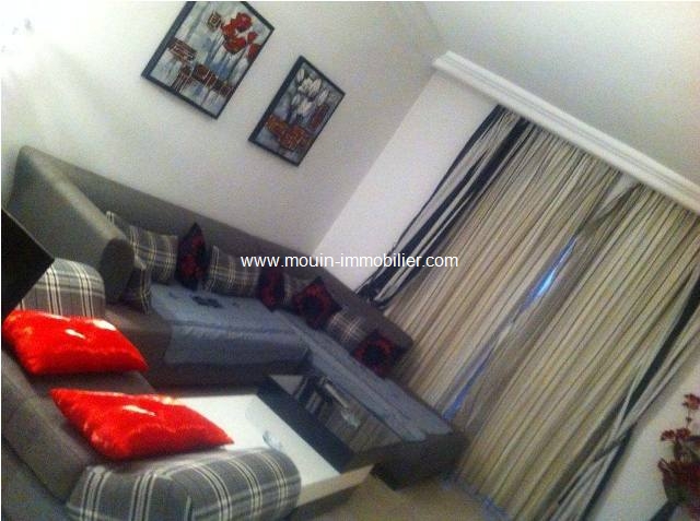 H�bergement de vacances&nbsp;Appartement&nbsp;YASMINE HAMMAMET&nbsp;TUNISIE&nbsp;&nbsp;