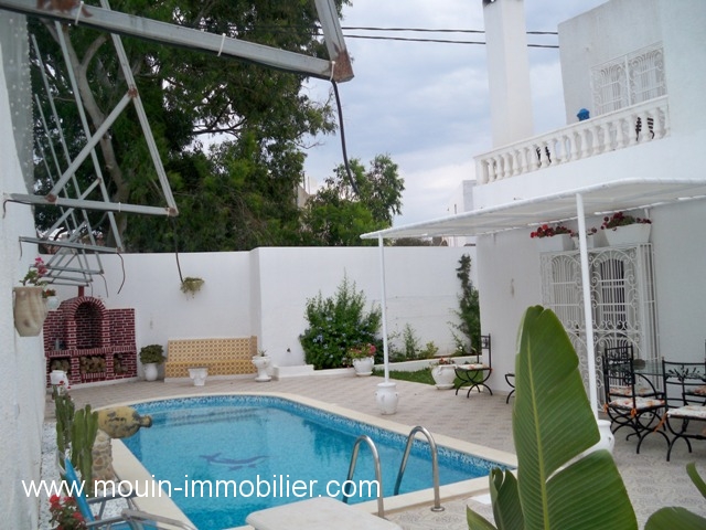 H�bergement de vacances&nbsp;Maison/Villa&nbsp;HAMMAMET&nbsp;TUNISIE&nbsp;&nbsp;