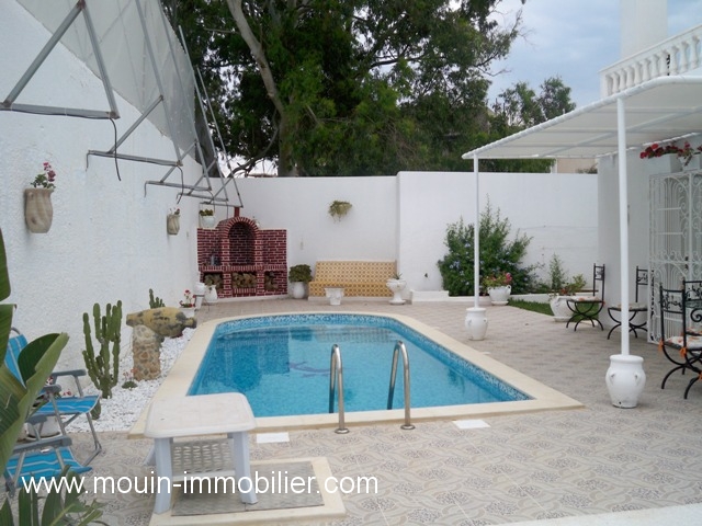 H�bergement de vacances&nbsp;Maison/Villa&nbsp;HAMMAMET&nbsp;TUNISIE&nbsp;&nbsp;