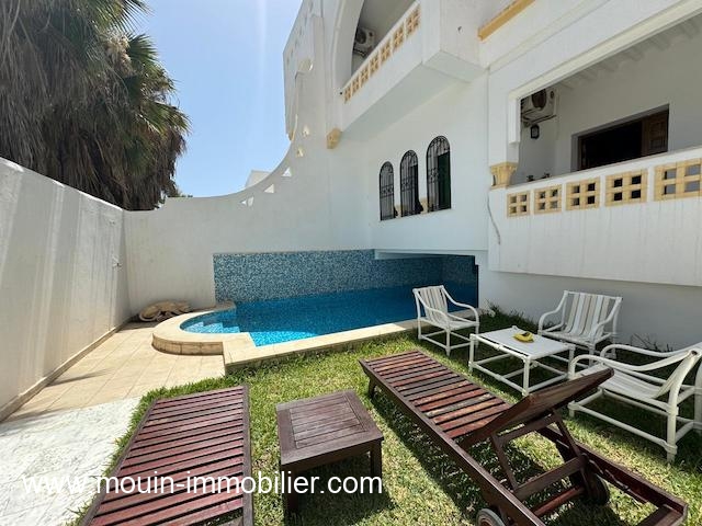 H�bergement de vacances&nbsp;Maison/Villa&nbsp;HAMMAMET&nbsp;TUNISIE&nbsp;&nbsp;