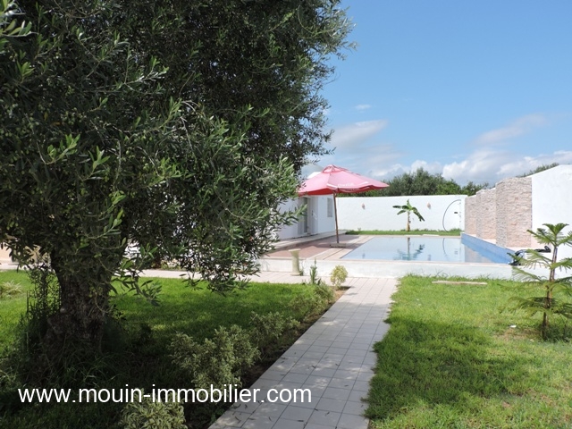 H�bergement de vacances&nbsp;Maison/Villa&nbsp;HAMMAMET&nbsp;TUNISIE&nbsp;&nbsp;