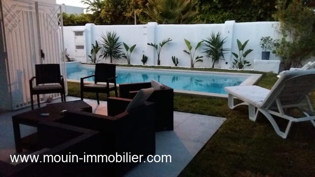 H�bergement de vacances&nbsp;Maison/Villa&nbsp;HAMMAMET&nbsp;TUNISIE&nbsp;&nbsp;