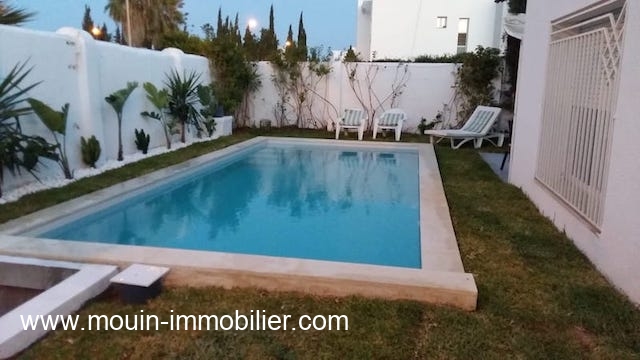 H�bergement de vacances&nbsp;Maison/Villa&nbsp;HAMMAMET&nbsp;TUNISIE&nbsp;&nbsp;