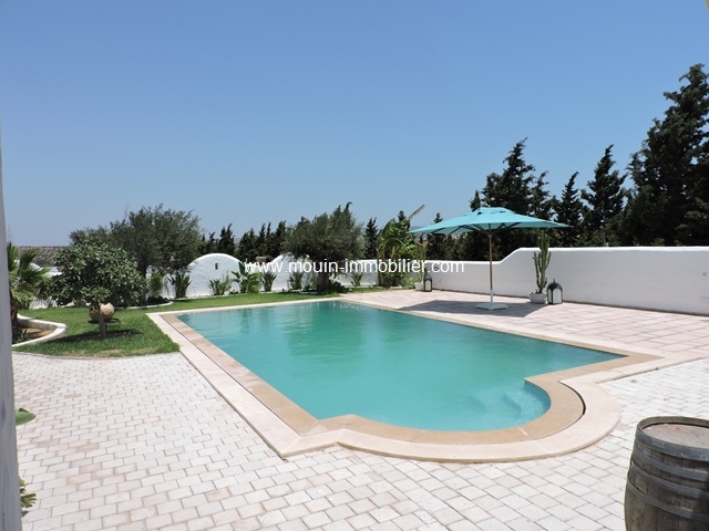 Hbergement de vacances Maison/Villa HAMMAMET BIR BOURAGBA TUNISIE  