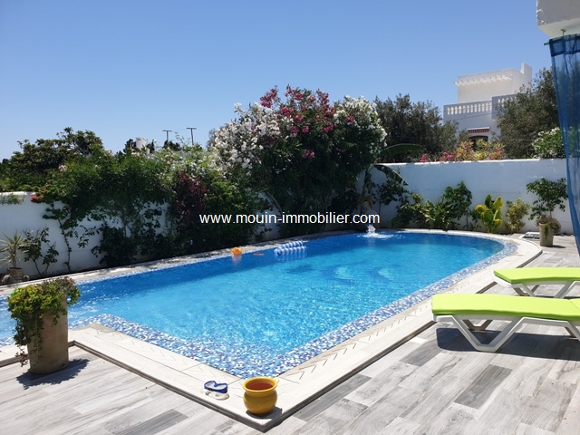 H�bergement de vacances&nbsp;Maison/Villa&nbsp;HAMMAMET NORD&nbsp;TUNISIE&nbsp;&nbsp;