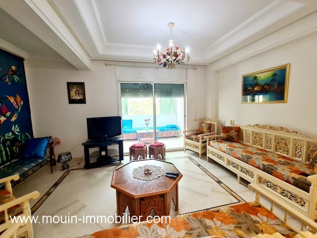 Location annuelle&nbsp;Appartement&nbsp;HAMMAMET&nbsp;TUNISIE&nbsp;&nbsp;