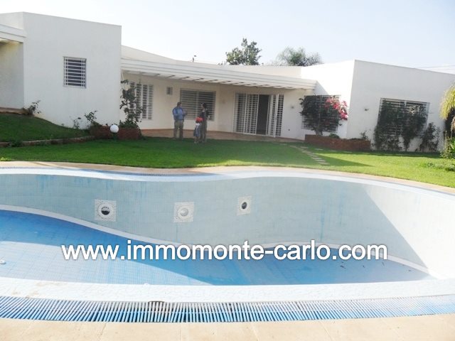 Location annuelle Maison/Villa RABAT MAROC  