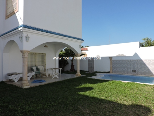 Location annuelle Maison/Villa HAMMAMET TUNISIE  