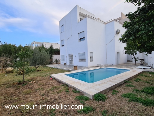 Location annuelle Maison/Villa HAMMAMET TUNISIE  