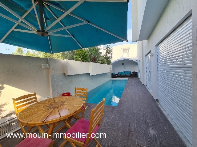 Location annuelle Maison/Villa HAMMAMET TUNISIE  
