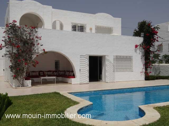 Location annuelle Maison/Villa HAMMAMET TUNISIE  