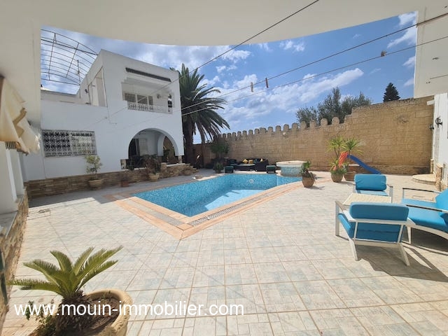 Location annuelle Maison/Villa HAMMAMET TUNISIE  