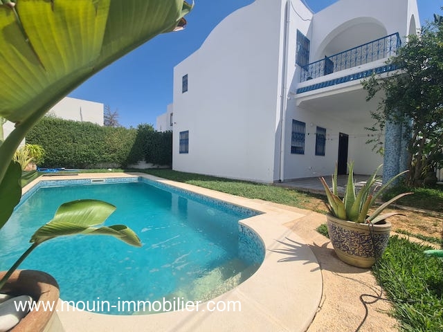 Location annuelle Maison/Villa HAMMAMET TUNISIE  
