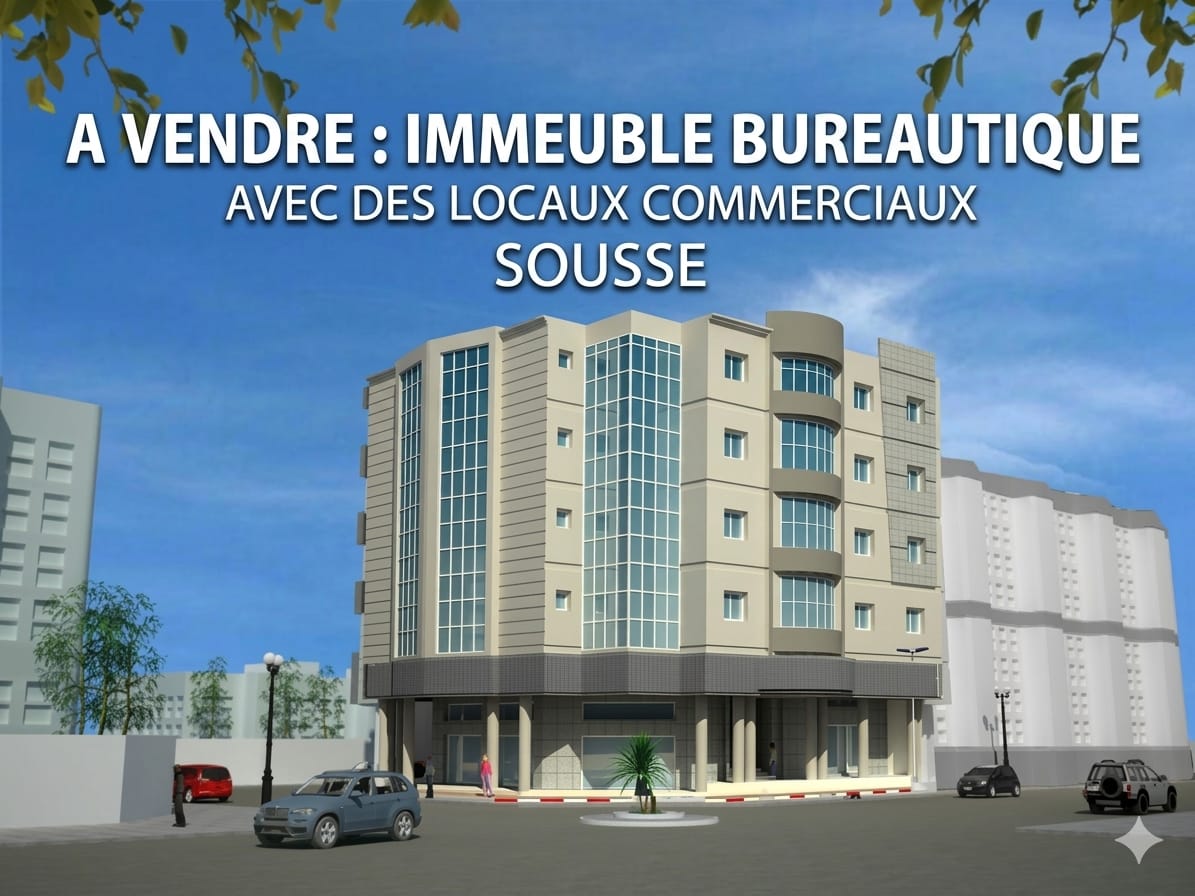 Vente&nbsp;Immeuble&nbsp;SOUSSE JAWHARA&nbsp;TUNISIE&nbsp;&nbsp;