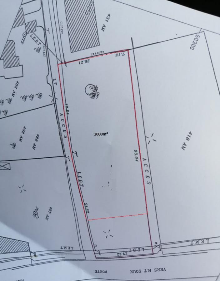 Vente Terrain DJERBA TUNISIE  