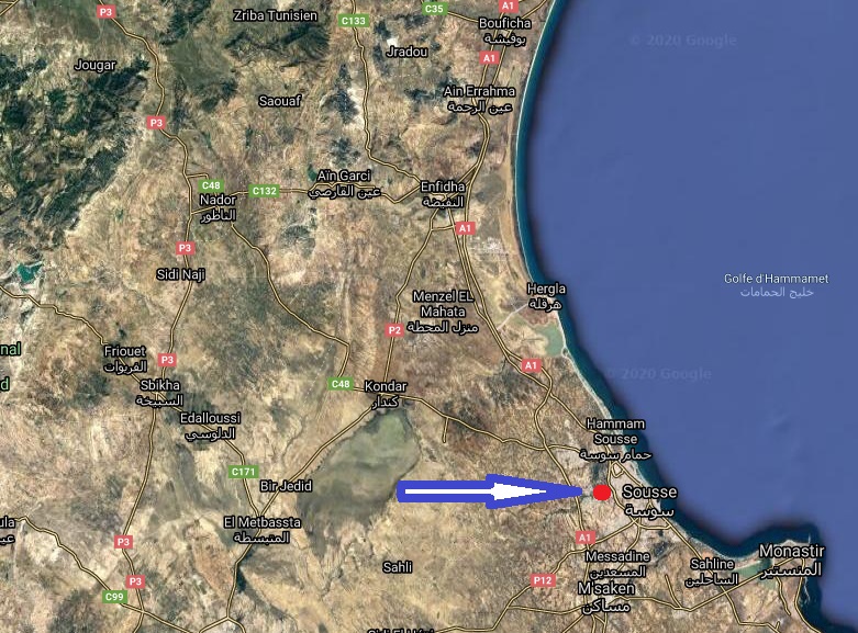 Vente Terrain SOUSSE TUNISIE  