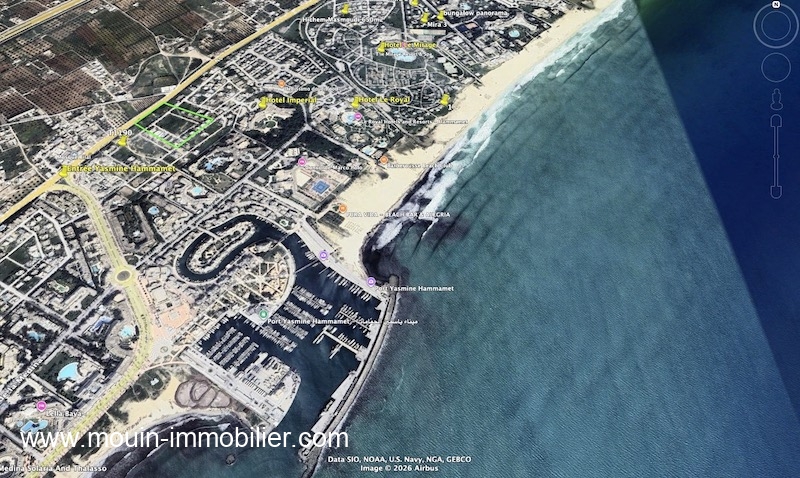 Vente&nbsp;Terrain&nbsp;YASMINE HAMMAMET&nbsp;TUNISIE&nbsp;&nbsp;